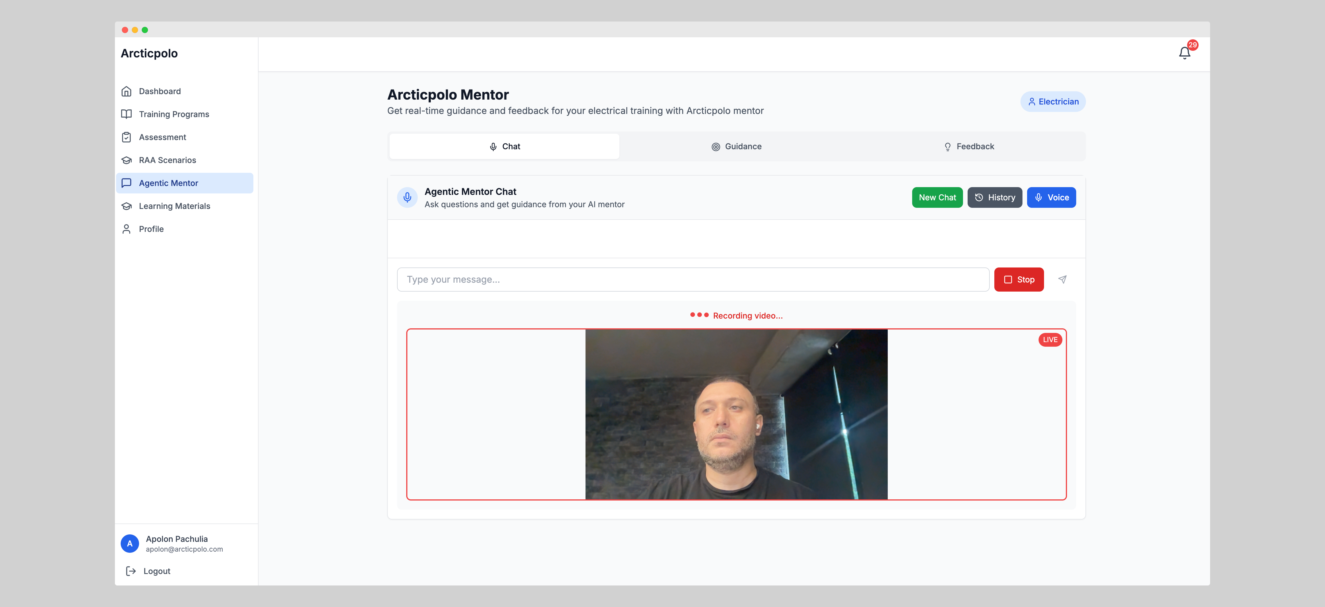 AI Mentor Chat Video